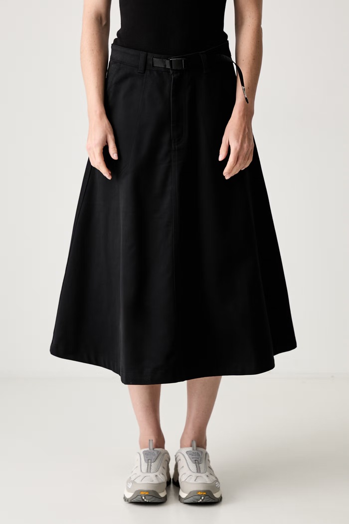 The North Face Twill skirt cotton black NF0A8DWYKY41