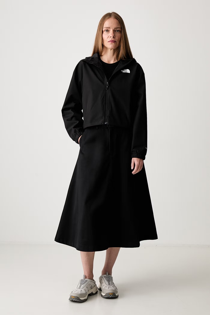 The North Face Twill skirt cotton NF0A8DWYKY41 black