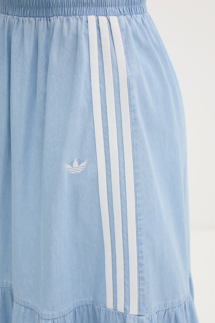 adidas Originals sukňa rifľová modrá KY8113