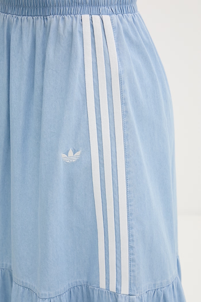 adidas Originals sukňa rifľová modrá KY8113