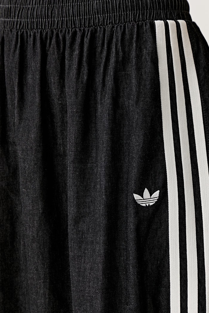 adidas Originals κλος φούστα βαμβακερή μαύρο KY8114