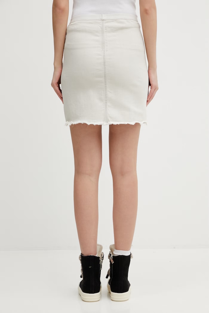 Одяг Джинсова спідниця Rick Owens DRKSHDW Sacri DS01F4346.SDMW бежевий