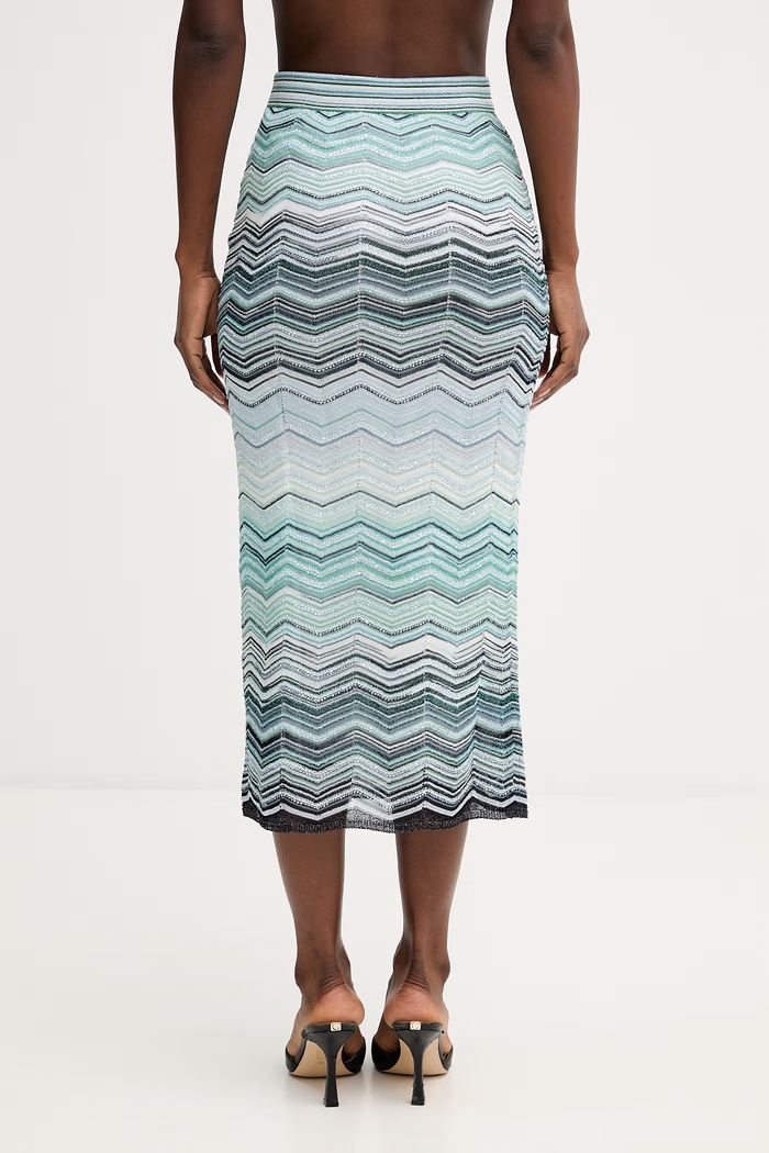 Ρούχα Φούστα Missoni DS26SH0S.BK01H9 πράσινο