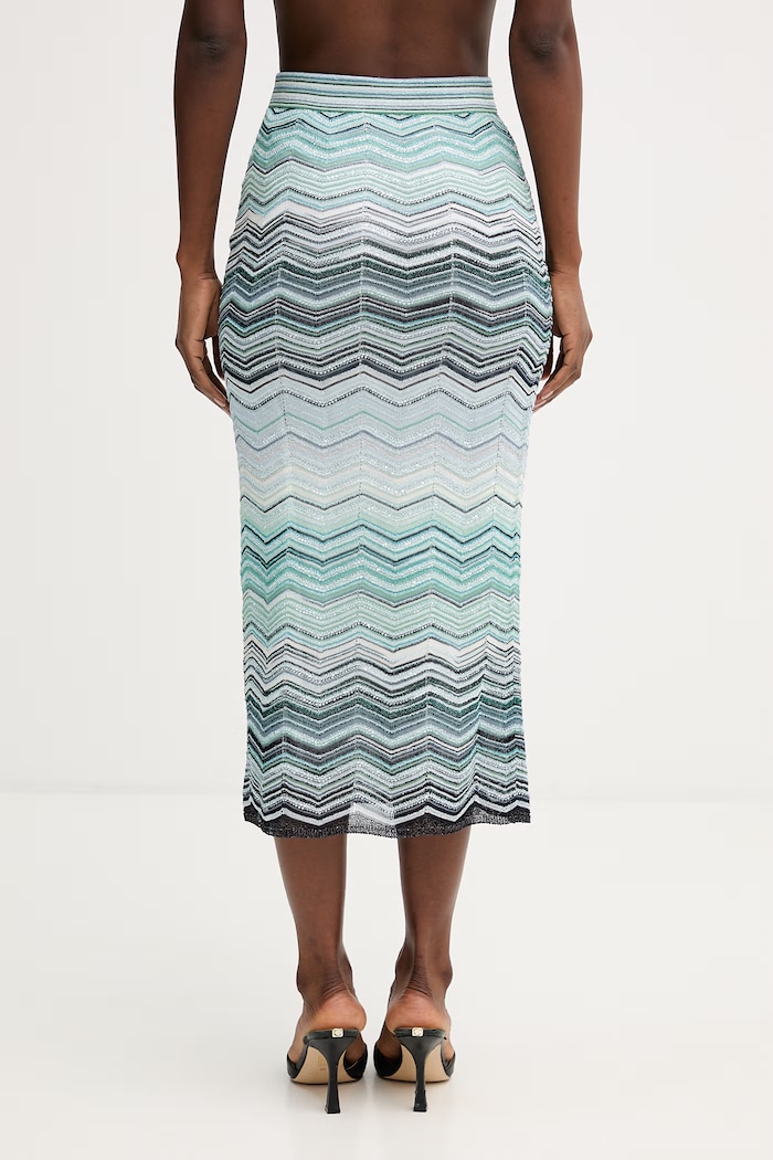 Ρούχα Φούστα Missoni DS26SH0S.BK01H9 πράσινο