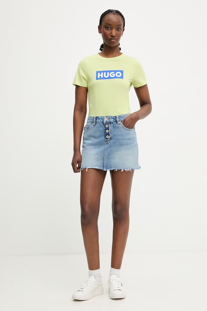 HUGO Blue sukňa rifľová Galanie_1_B 50561137 modrá SS26