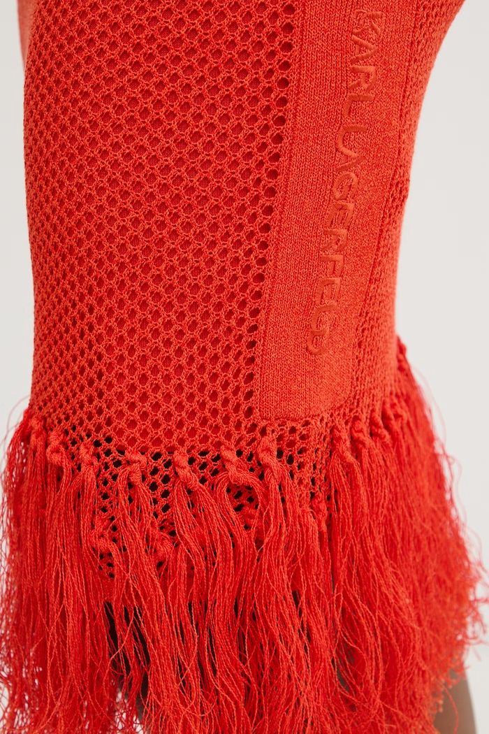 Karl Lagerfeld sukňa oranžová B2W12001