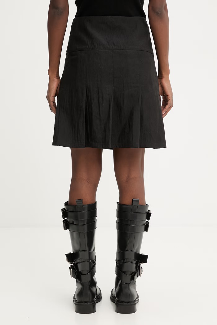 Clothing Our Legacy Girdle skirt with linen W2264GSB black