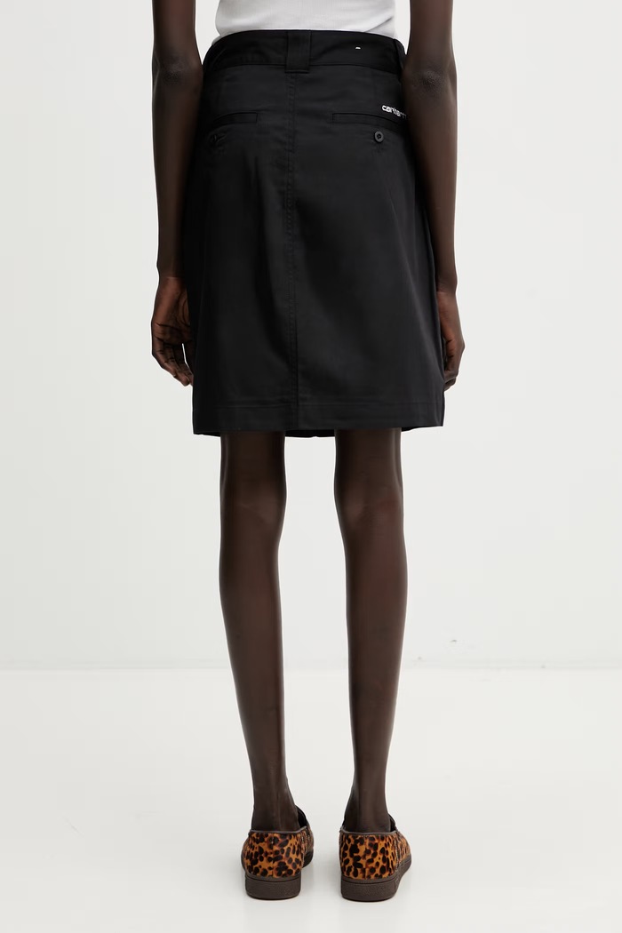 Odzież Carhartt WIP W' Postal Skirt spódnica trapezowa I036149.89XX czarny