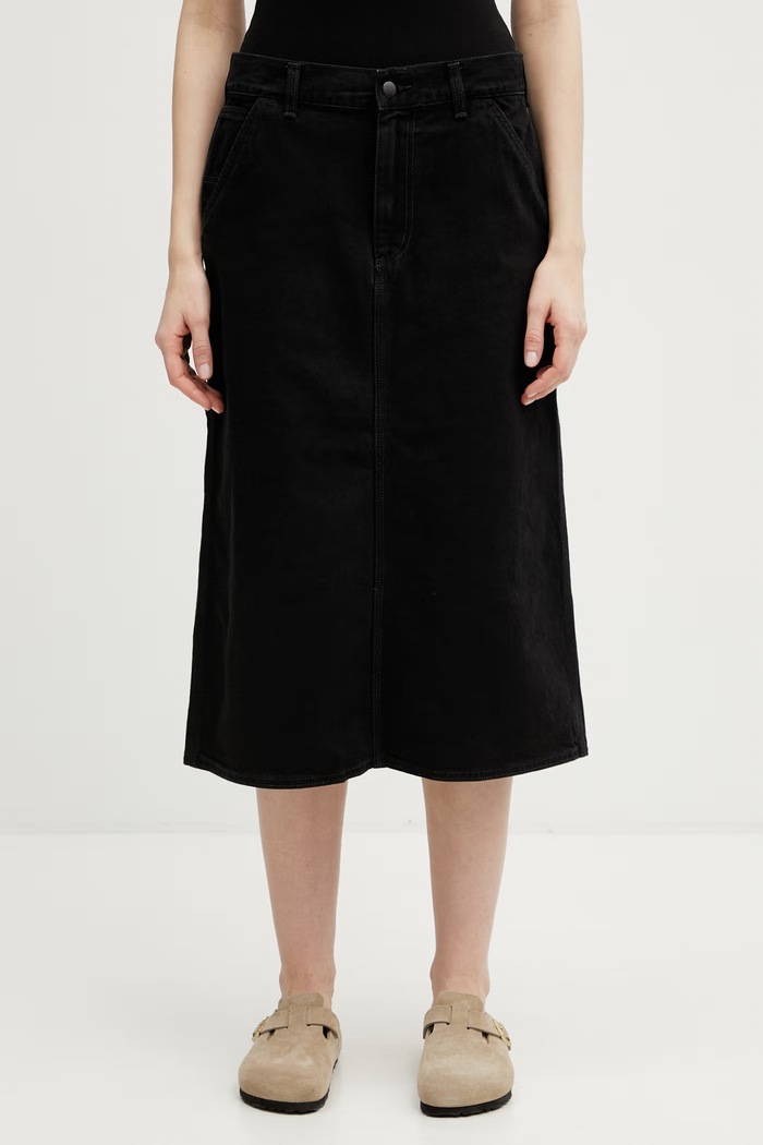 Carhartt WIP W' Single Knee Skirt denim black I034224.8906