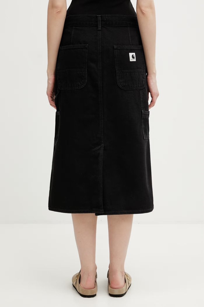 Clothing Carhartt WIP W' Single Knee Skirt denim I034224.8906 black