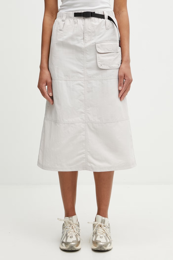 Gramicci NYLON UTILITY SKIRT φούστα με σκίσιμο μπεζ G6SW.SK037.