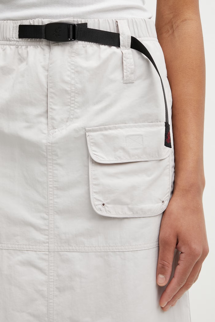 Gramicci NYLON UTILITY SKIRT φούστα με σκίσιμο μπεζ G6SW.SK037.