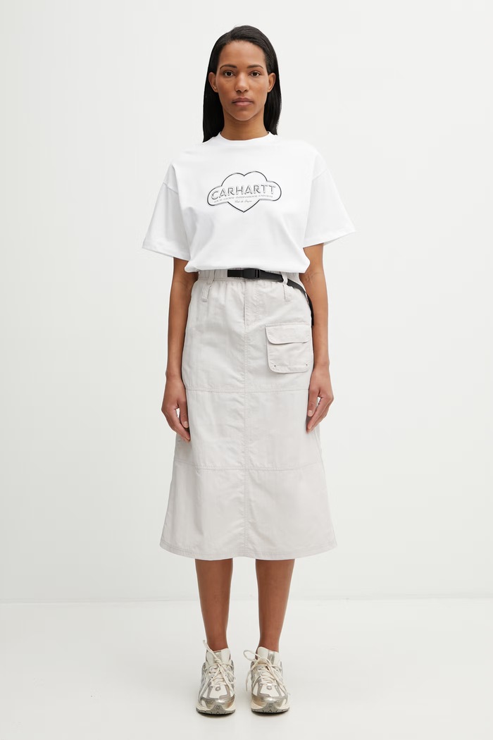 Gramicci NYLON UTILITY SKIRT φούστα με σκίσιμο G6SW.SK037. μπεζ