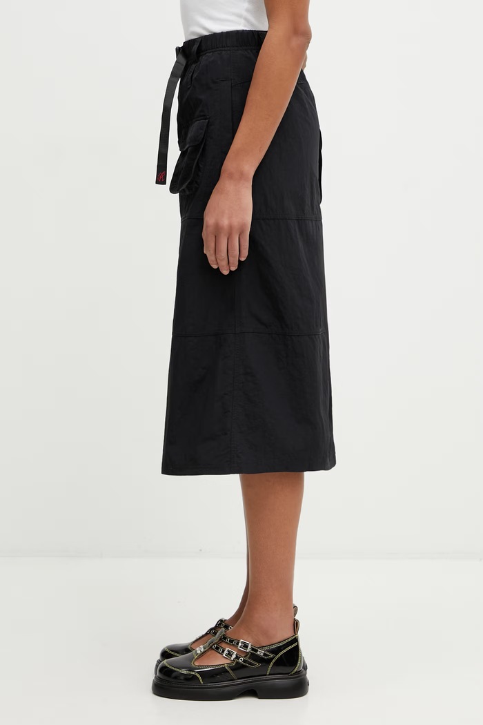 Gramicci NYLON UTILITY SKIRT φούστα με σκίσιμο G6SW.SK037. μαύρο SS26