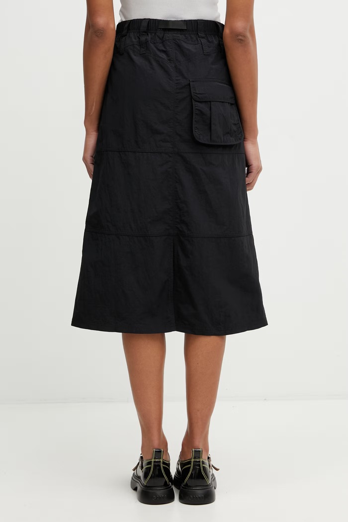 Ρούχα Gramicci NYLON UTILITY SKIRT φούστα με σκίσιμο G6SW.SK037. μαύρο