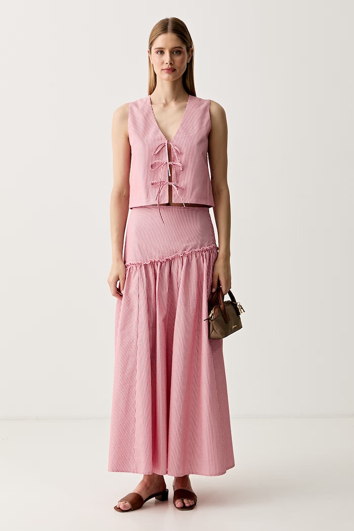 United Colors of Benetton s bavlnou 4WAQD005Z červená SS26