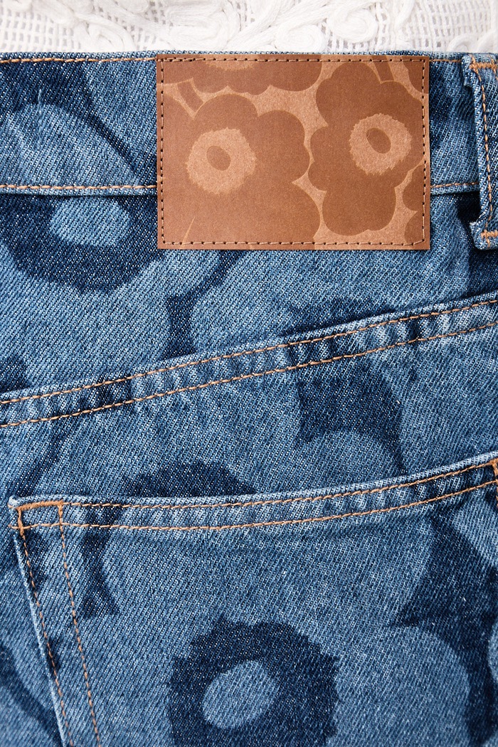 Spódnica jeansowa Marimekko 095423 niebieski