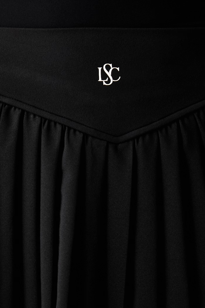 Le Privé spódnica plisowana PLEATED SKIRT czarny LP00714