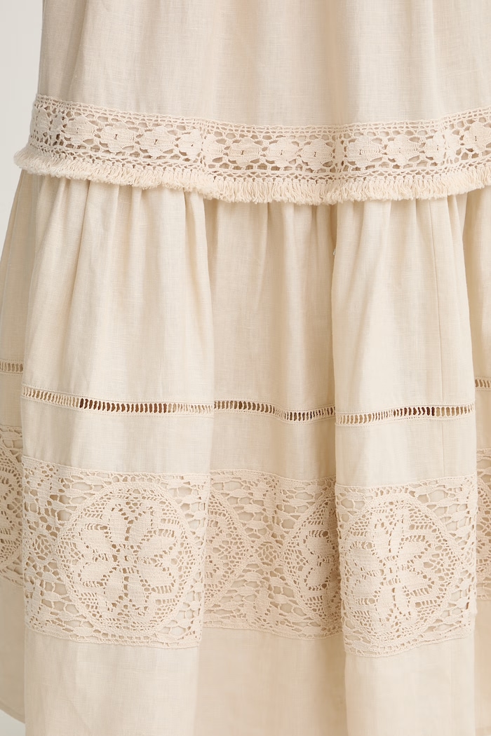 Weekend Max Mara fustă din in 2615101023600 bej