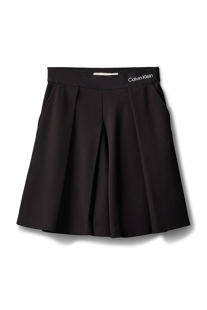 Dievčenská sukňa Calvin Klein Jeans IG0IG03059.128.176.PPY2 čierna SS26