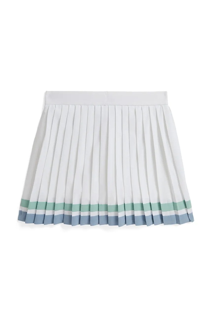 Polo Ralph Lauren plisovaná sukňa 313A11767001 biela SS26