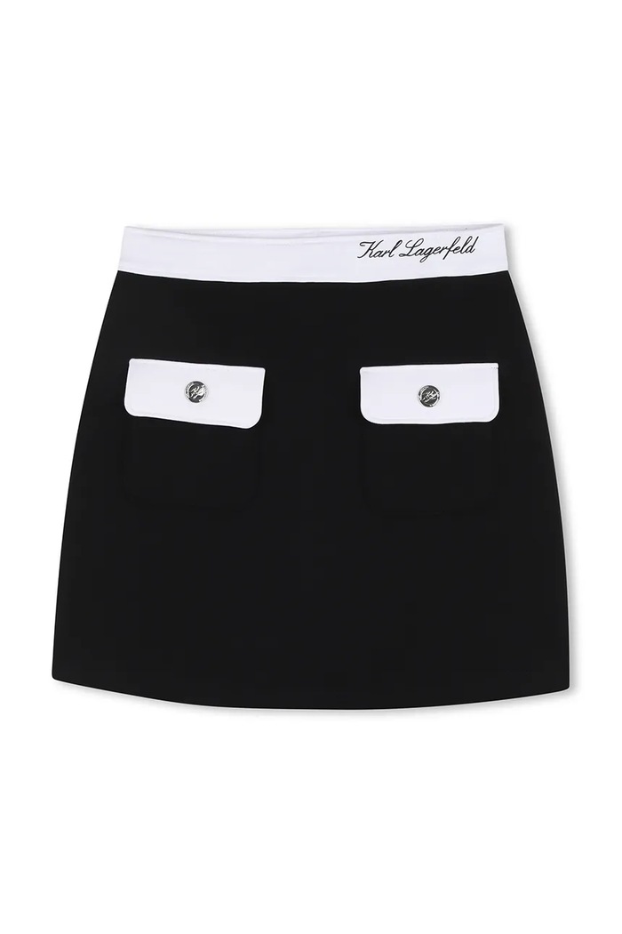 Karl Lagerfeld spódnica dziecięca Z31115.156.162 czarny SS26