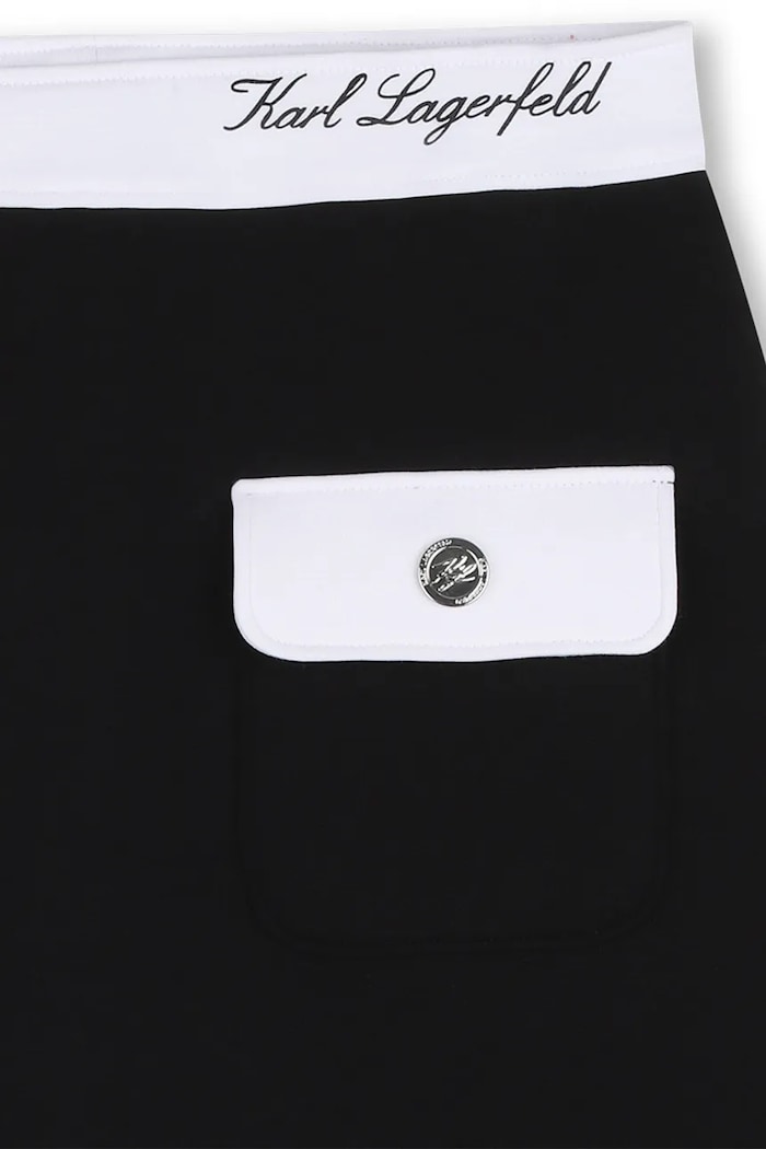 Karl Lagerfeld spódnica dziecięca czarny Z31115.156.162