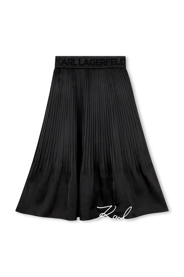 Karl Lagerfeld spódnica dziecięca midi czarny Z31112.114.150