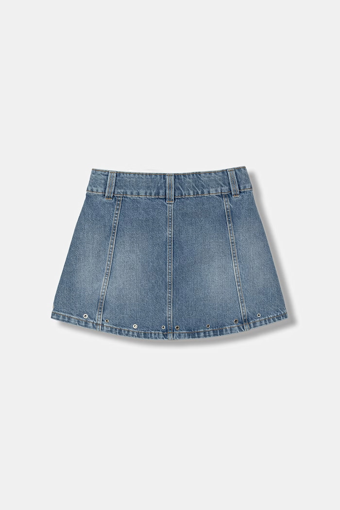 United Colors of Benetton fustă din denim 4R76C002O.G.Stagionale albastru SS26
