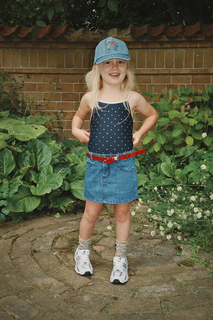 Konges Sløjd fustă din denim MAGOT SKIRT GOTS KS105464.PPY2