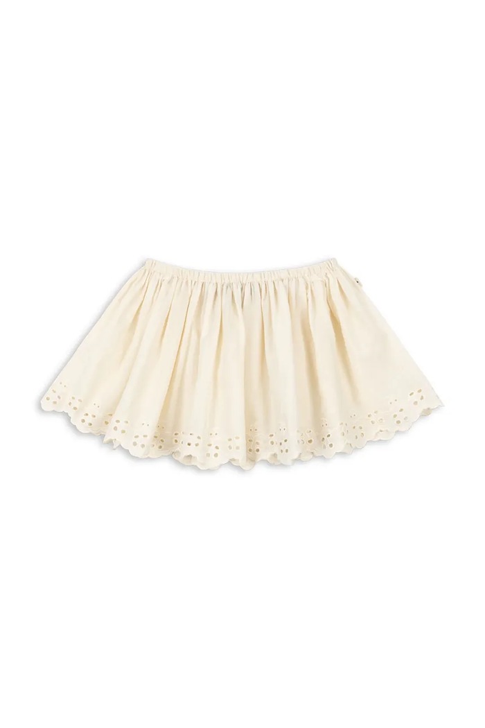 Konges Sløjd fustă din bumbac POSEY SKIRT KS105526.PPY2 bej SS26
