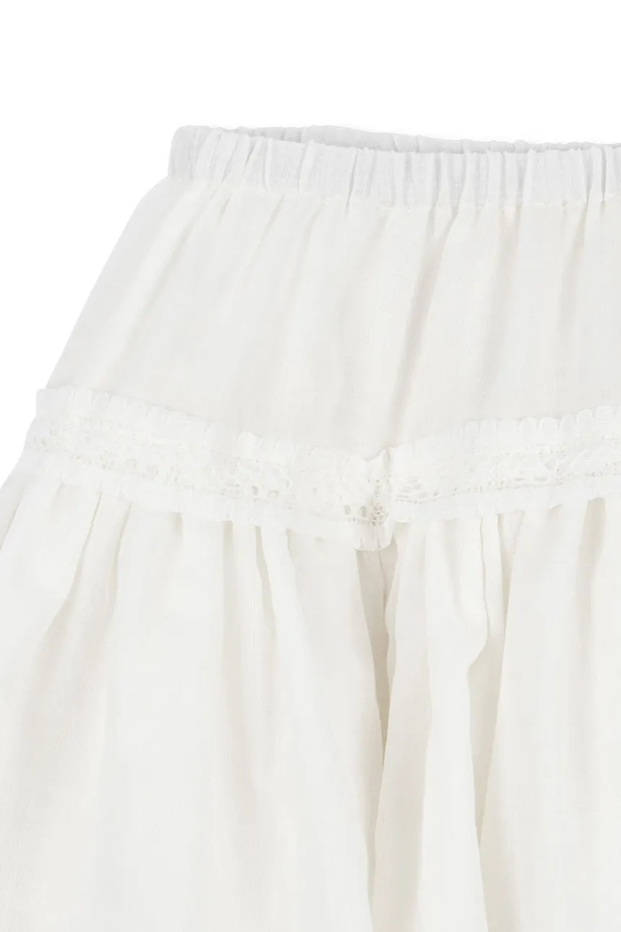 Konges Sløjd spódnica bawełniana MORA SKIRT GOTS biały KS105602.PPY2