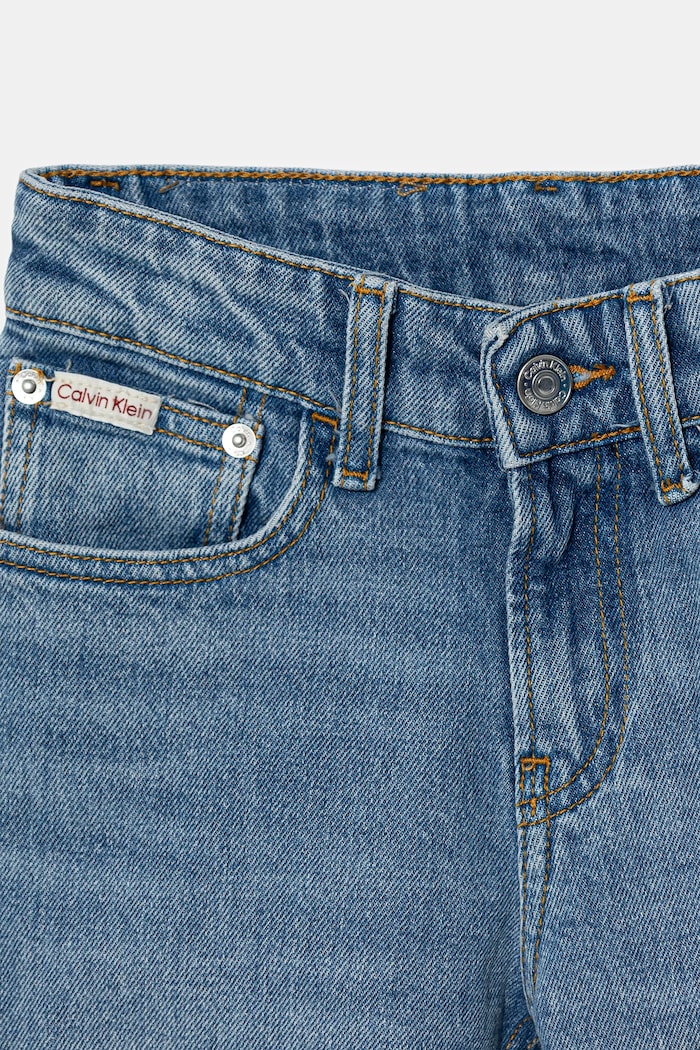 Chlapec Detské rifle Calvin Klein Jeans STRAIGHT IB0IB02640.128.176.PPY2 modrá