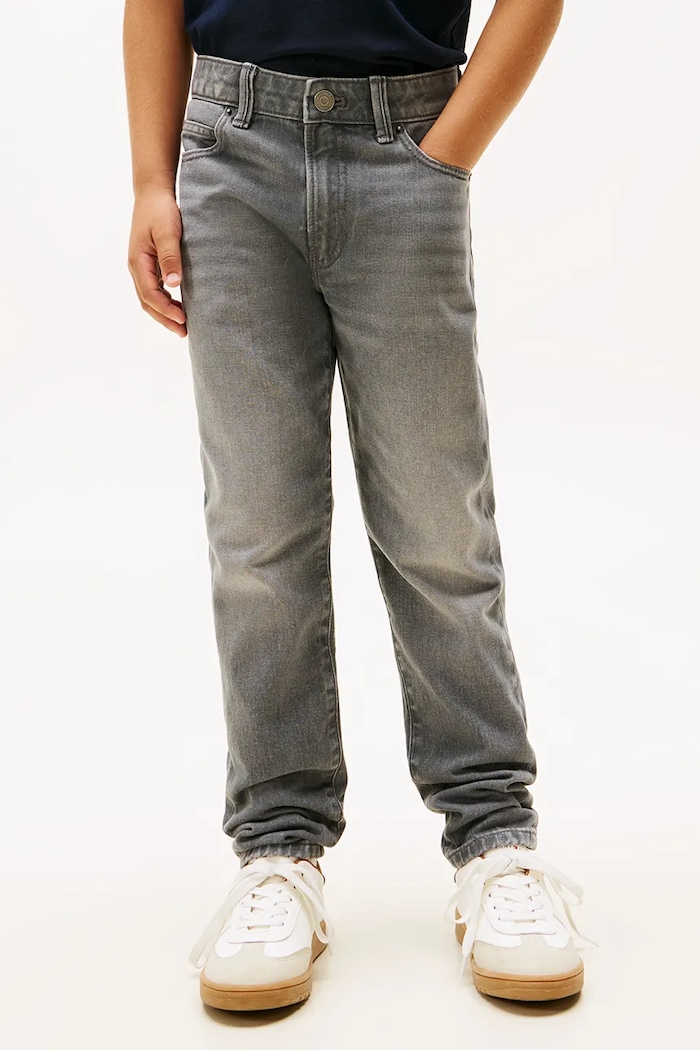 Tommy Hilfiger gyerek farmer STRAIGHT Planet friendly szürke KB0KB10038.128.176.PPY2