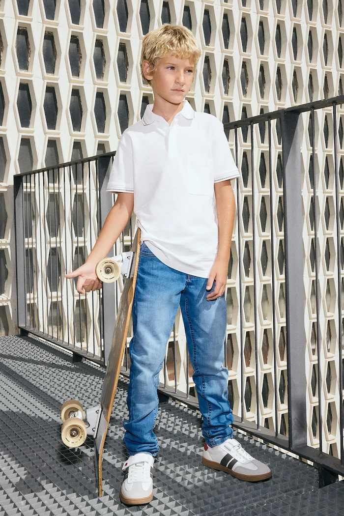 Mayoral jeansy dziecięce niebieski 538.7C.Junior.PPY2