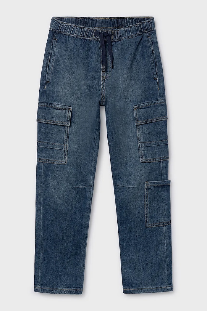 Mayoral jeans copii reglabil albastru 6570.7F.Junior.PPY2