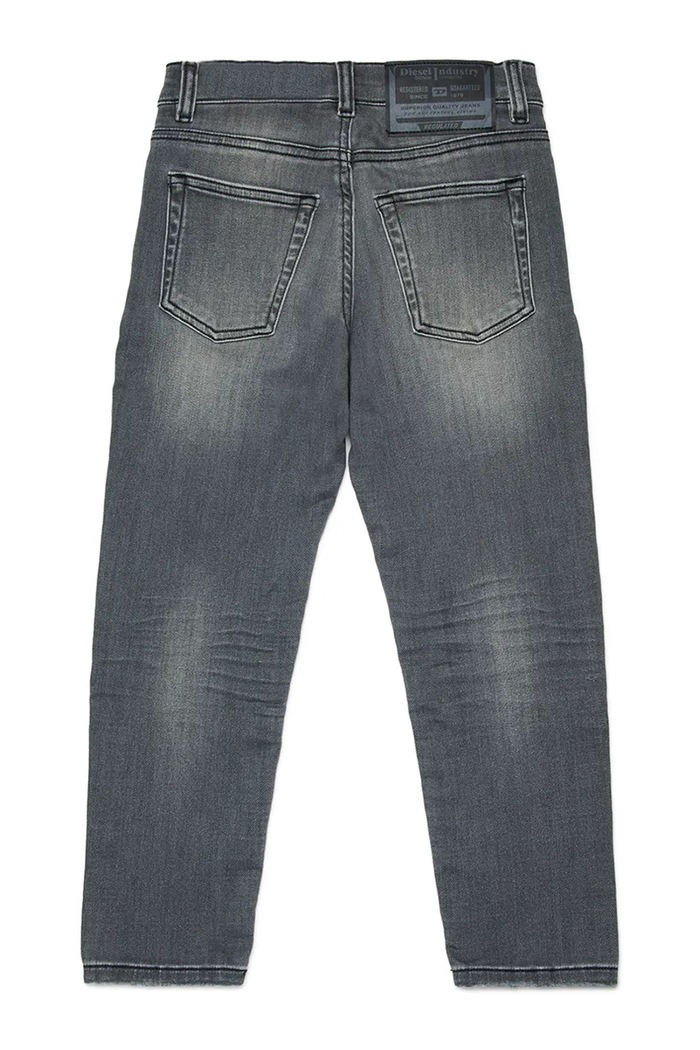 Diesel jeansy z bawełną dziecięce D-LUCAS-J JJJ TROUSERS J00994.KXBRT czarny SS26