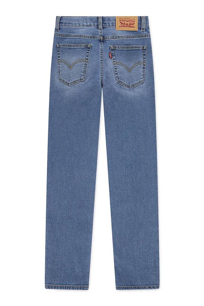 Chłopiec Levi's jeansy dziecięce 502 REGULAR TAPER JEANS 9EN856 niebieski