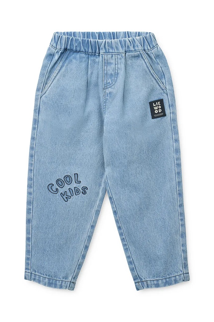 Liewood jeans copii Borris Placement Denim Pants LW20640.PPY2 albastru SS26