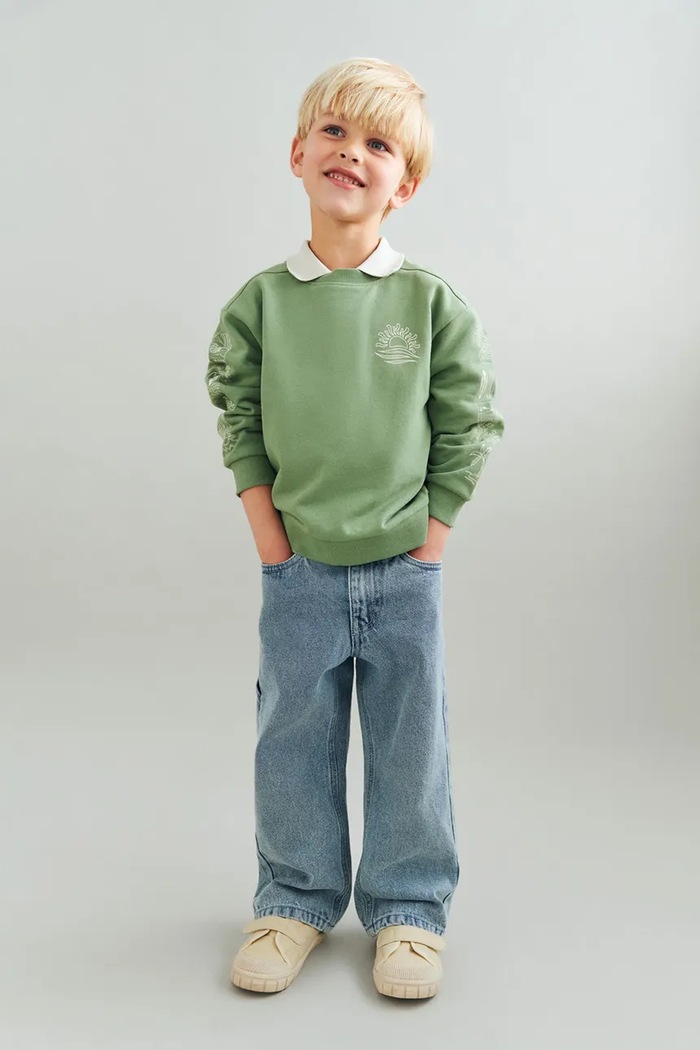 Wheat jeansy dziecięce jeansy niebieski 2770.432.GOTS