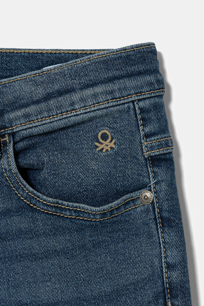 Chlapec United Colors of Benetton Rifle slim fit detské 45ONCE02Y.G.Riproposto tmavomodrá