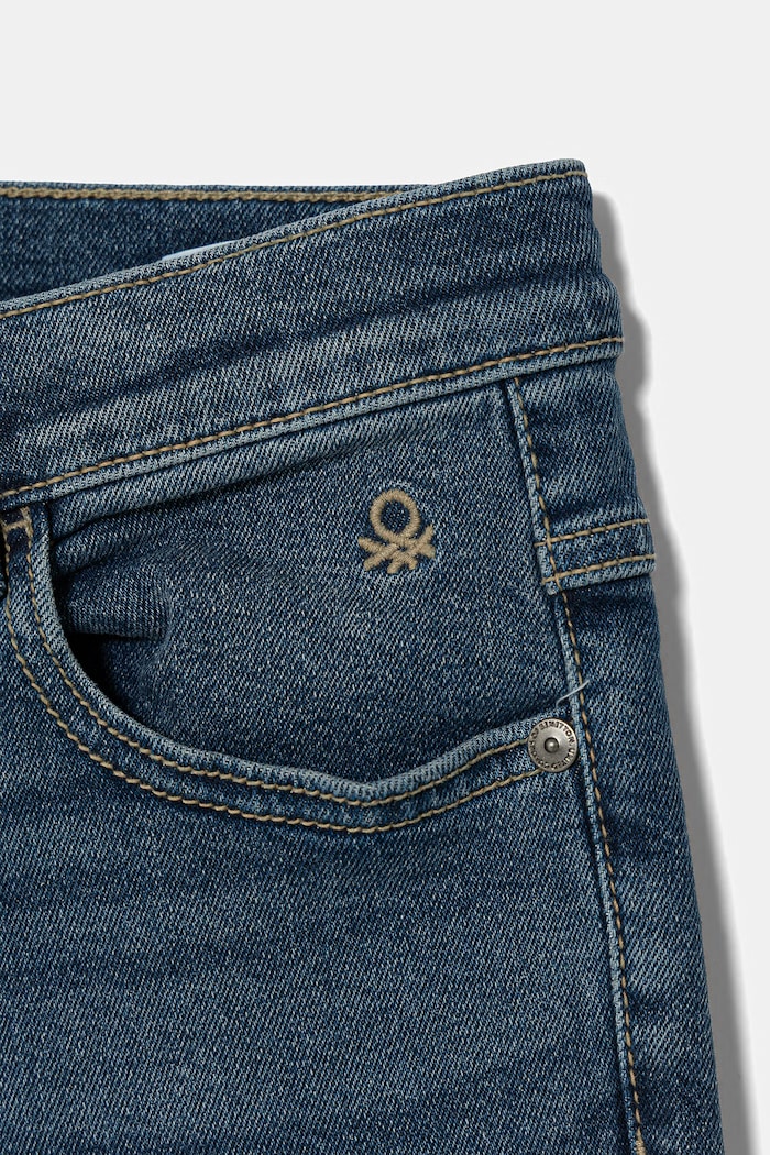 Chlapec United Colors of Benetton Rifle slim fit detské 45ONCE02Y.G.Riproposto tmavomodrá