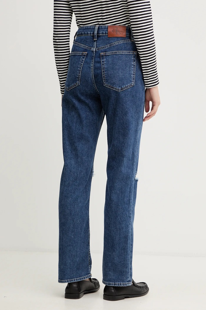 Oblečení Džíny Calvin Klein Jeans LV047E614G námořnická modř
