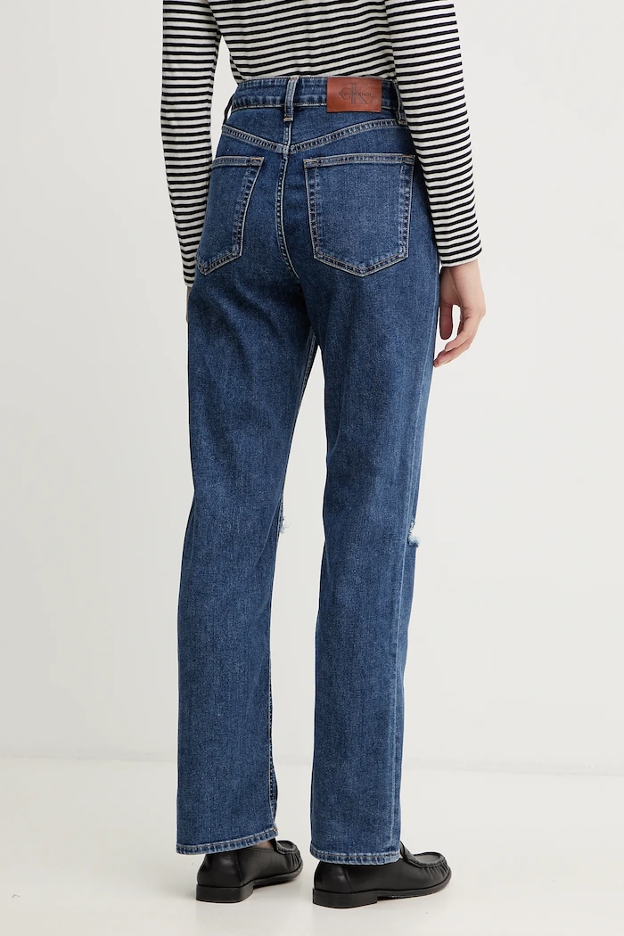 Oblečení Džíny Calvin Klein Jeans LV047E614G námořnická modř