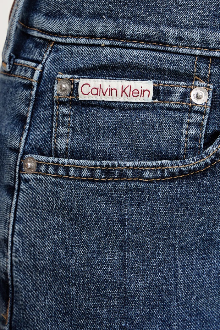 Džíny Calvin Klein Jeans námořnická modř LV047E615G