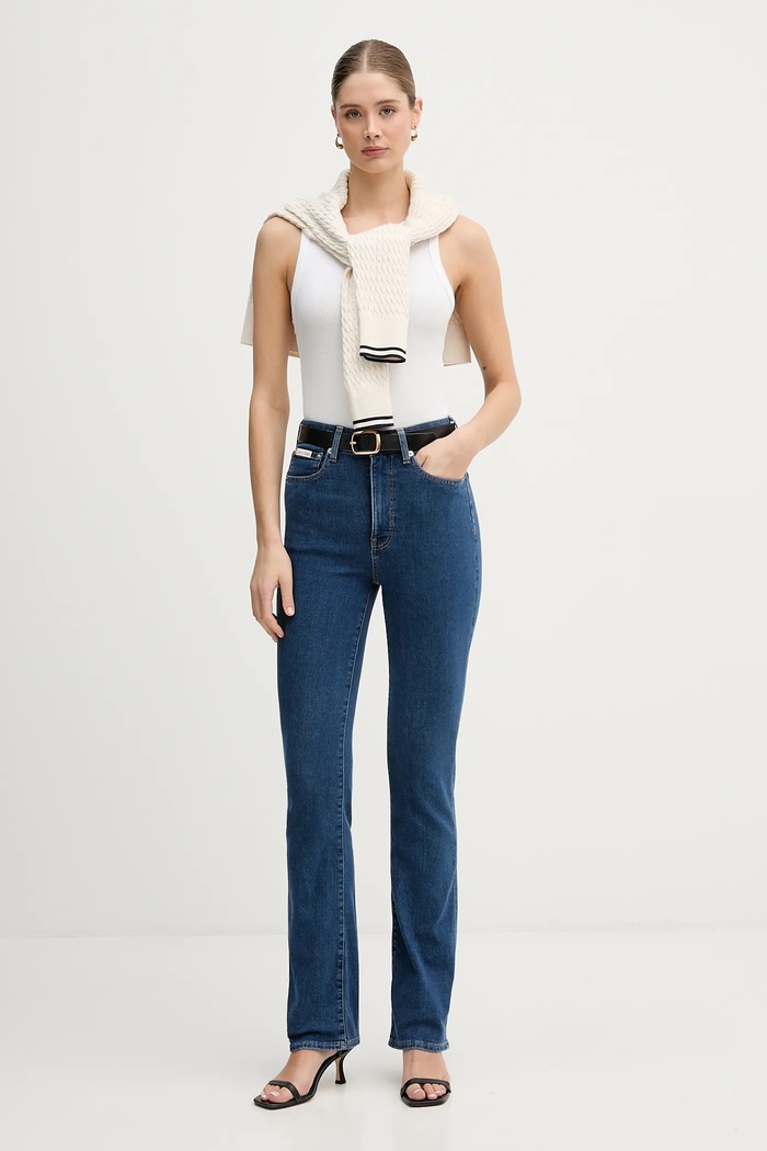 Džíny Calvin Klein Jeans LV047E619G modrá SS26
