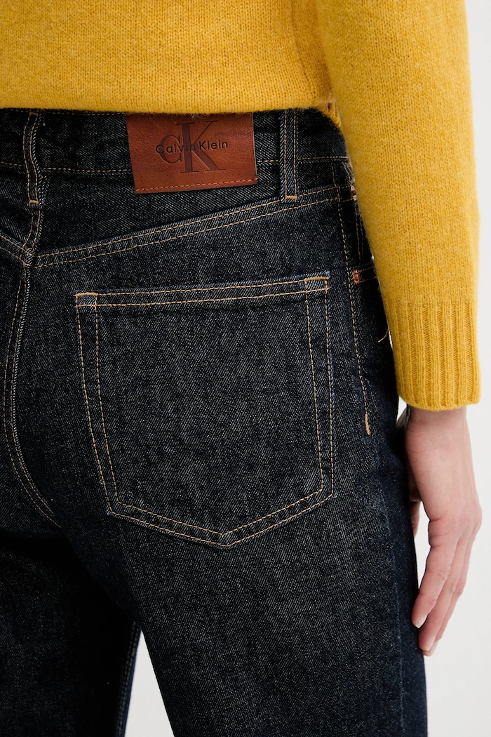 Džíny Calvin Klein Jeans námořnická modř LV047E707G