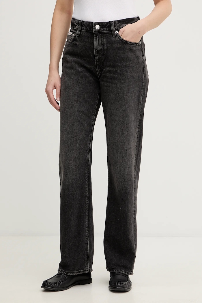 Džíny Calvin Klein Jeans černá LV047E905G