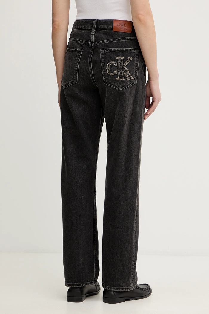 Oblečení Džíny Calvin Klein Jeans LV047E905G černá