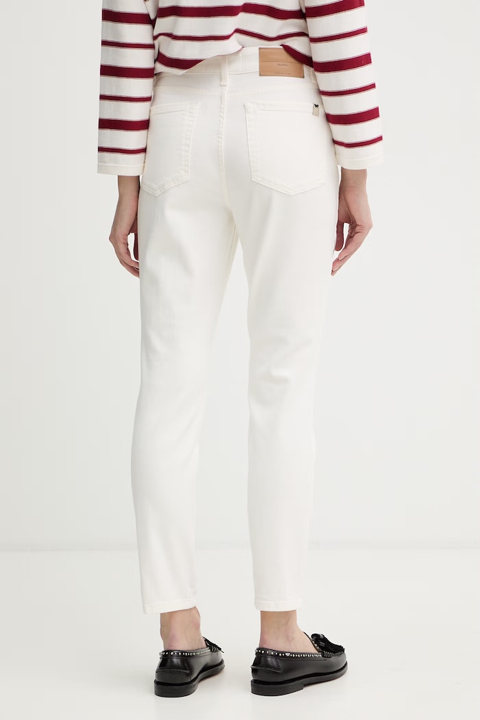 Odzież Weekend Max Mara jeansy ABITURO 2615131151600 beżowy